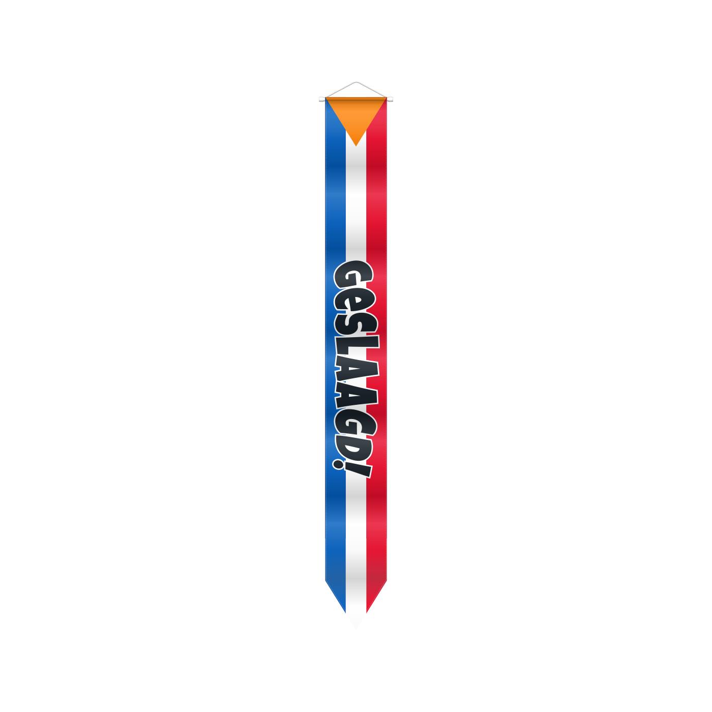 Wimpel Geslaagd rood/wit/blauw