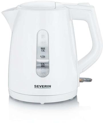 Severin waterkoker wit 1,0 ltr 2200W