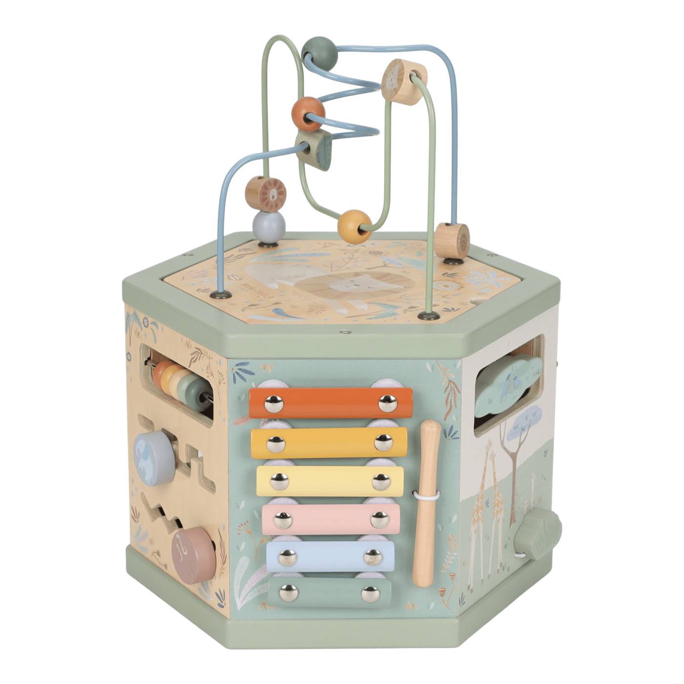 Little Dutch Safari Friends activiteitenhexagon FSC